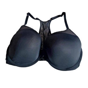 Victoria's Secret Tshirt Push Up Full Coverage Bra Black Womans Size 32D